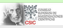 Fotocomposicion con la imagen de Cajal y el logotipo y nombre del CSIC