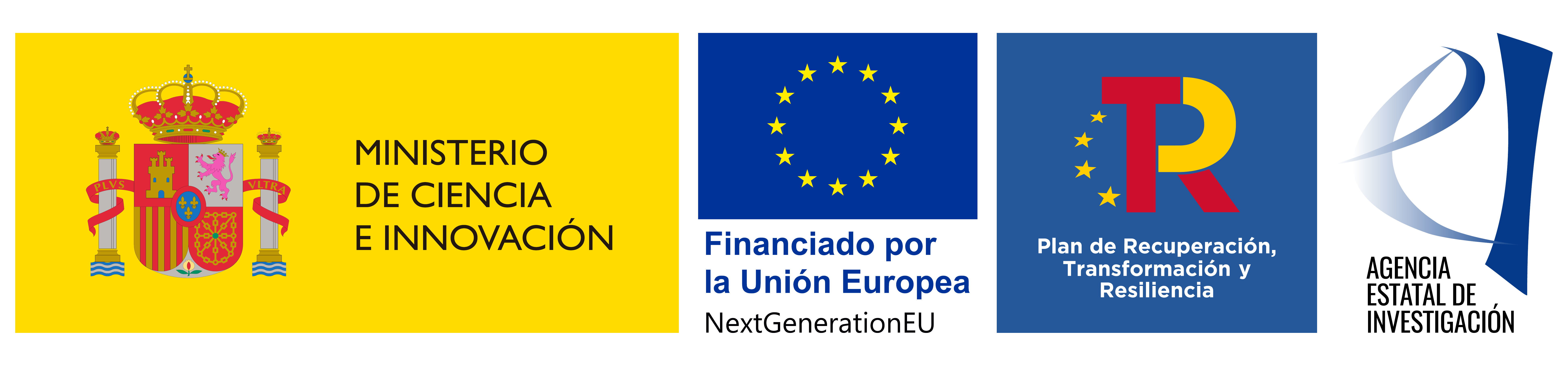 MICIN, NextGenerationEU, PRTR and AEI logos